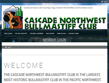 Tablet Screenshot of bullmastiffnw.com